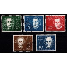 1959 - Vesttyskland - AFA 1279-83 - Frimærke - Stemplet.